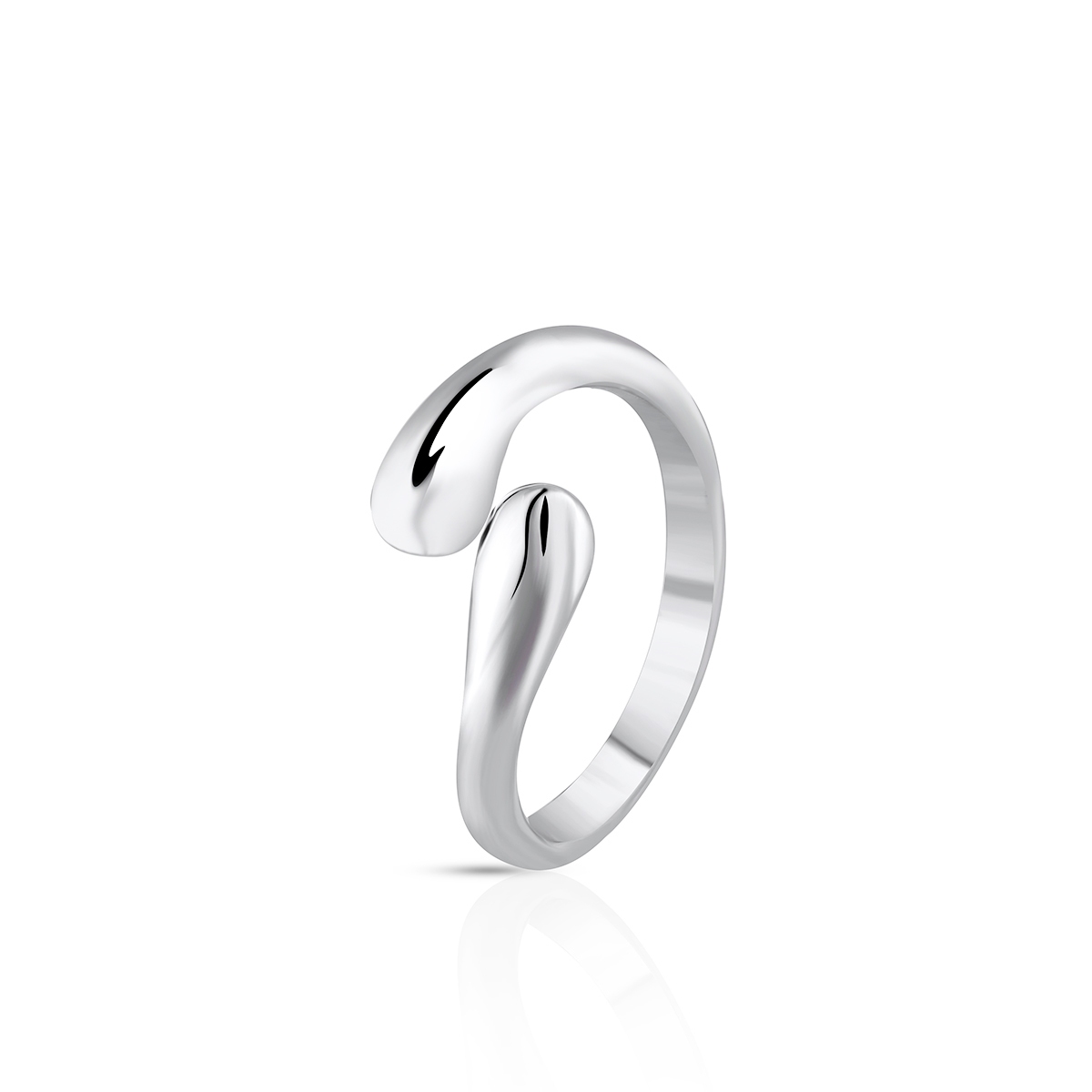 W.KRUK Pierścionek srebrny basic