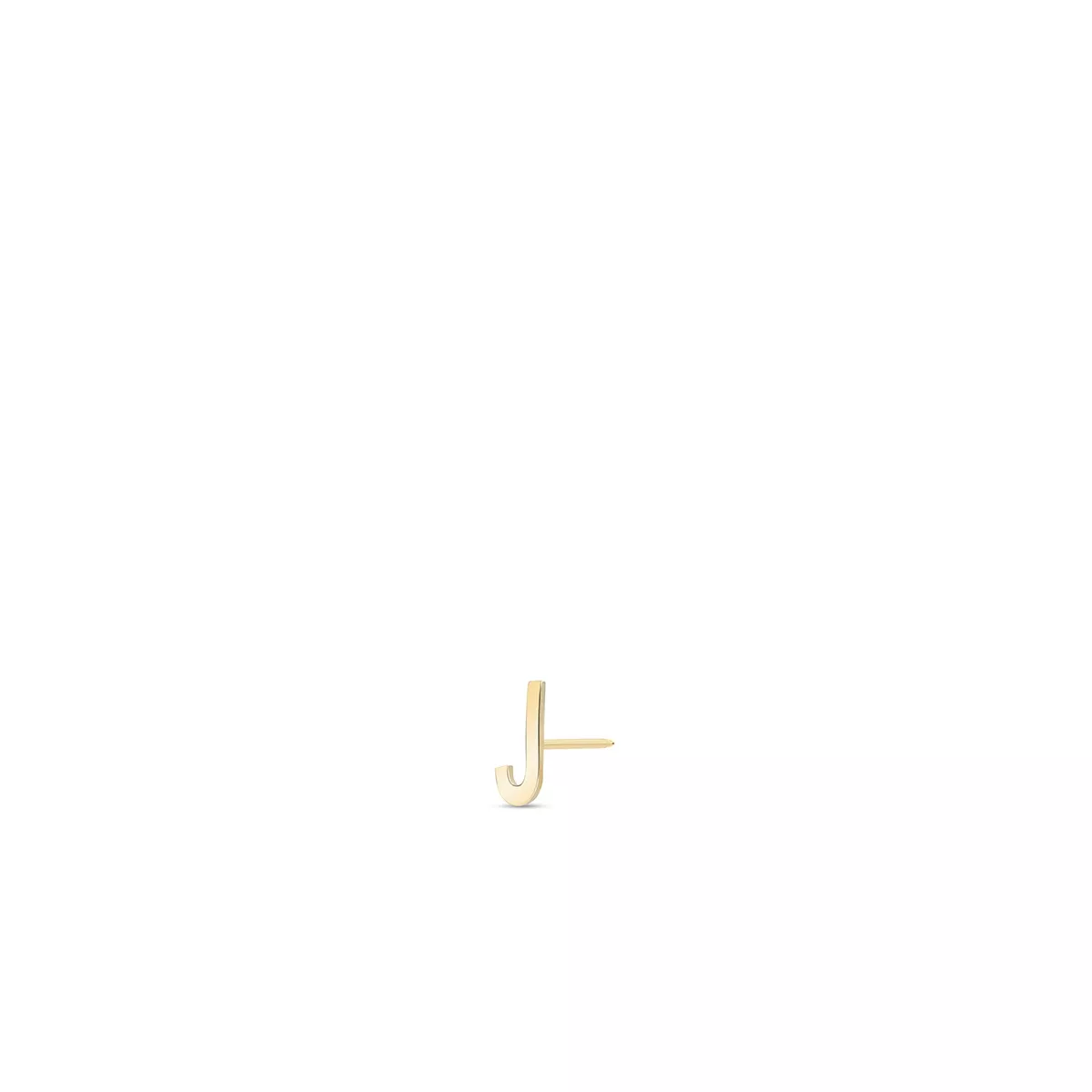 W.KRUK Kolczyk złoty literka J