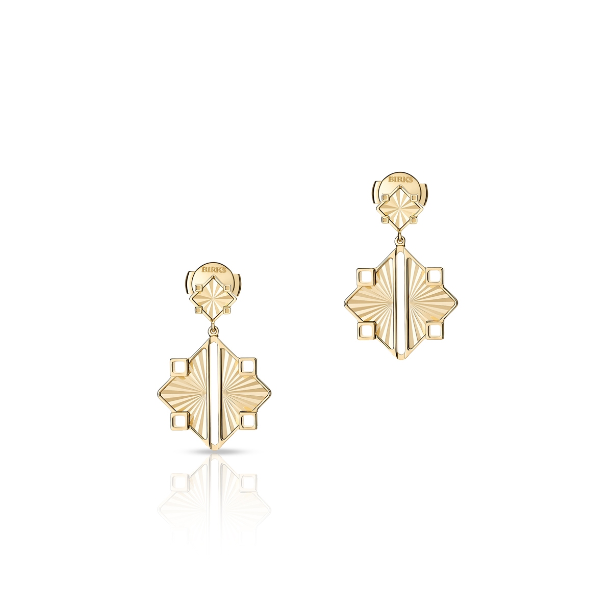 W.KRUK Kolczyki złote Birks