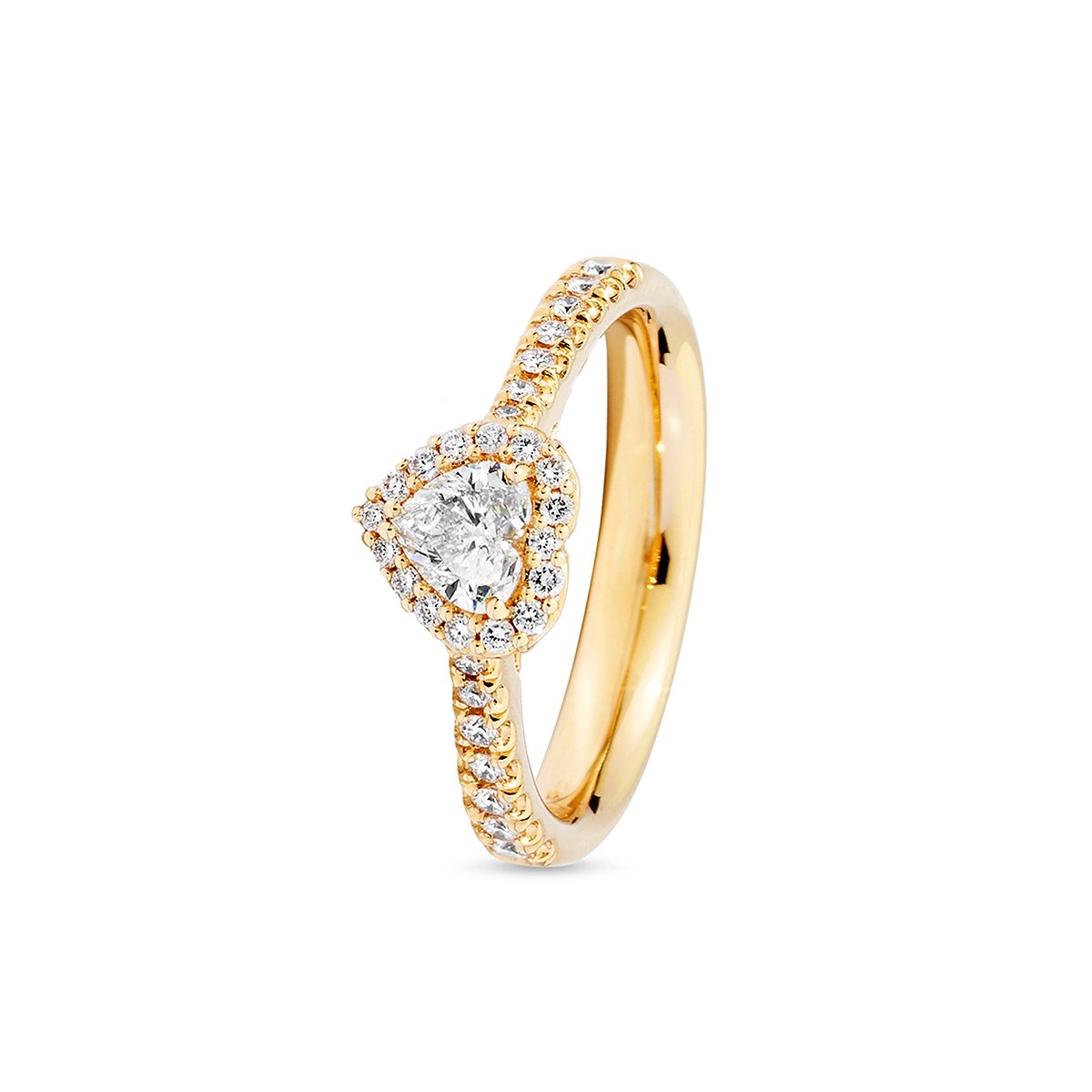 W.KRUK Pierścionek złoty Recarlo