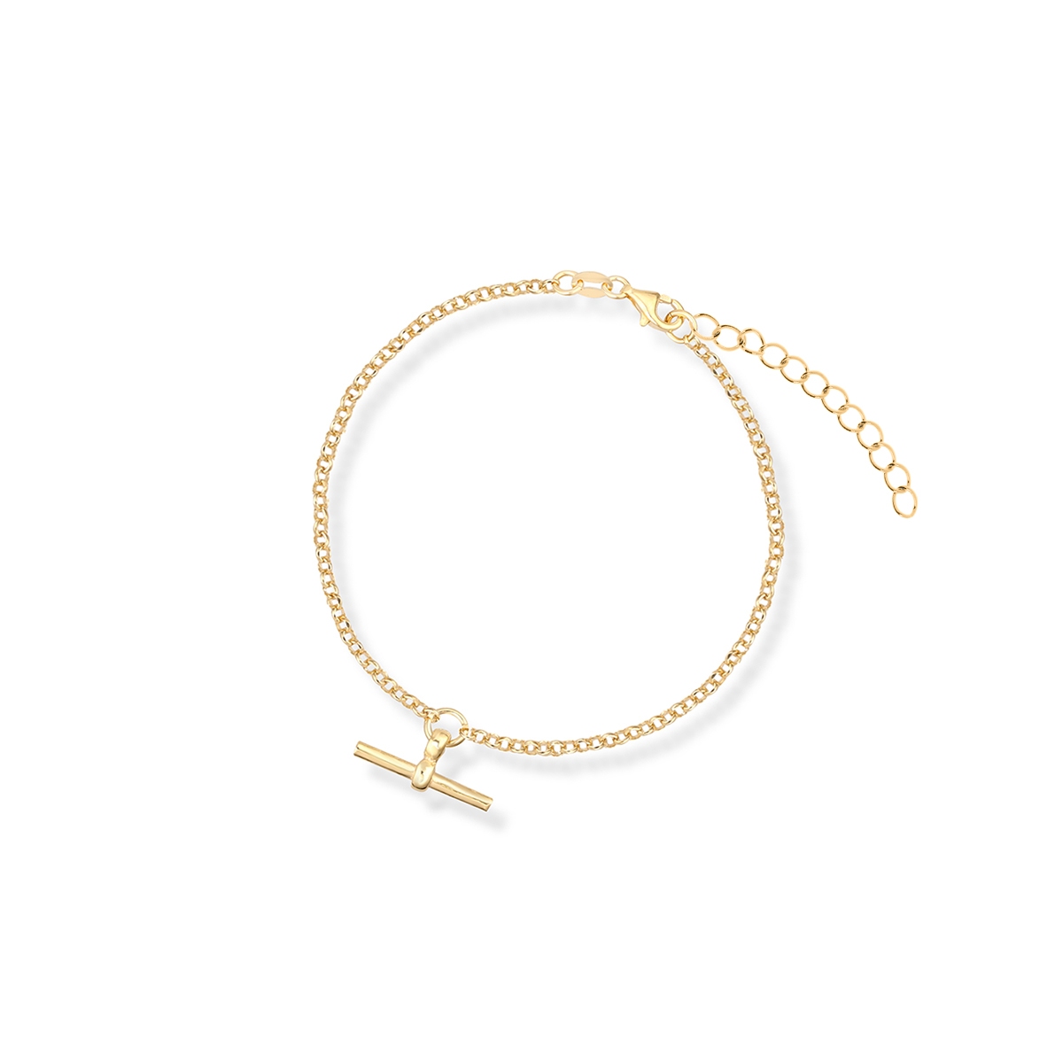 W.KRUK Bransoleta srebrna pozłacana