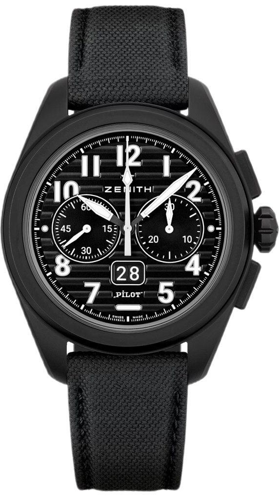 Zegarek ZENITH Big Date Flyback Chronograph Pilot 49.4000.3652/21.I001