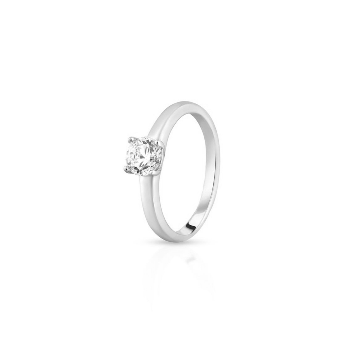 W.KRUK Pierścionek zaręczynowy złoty Szczęśliwy