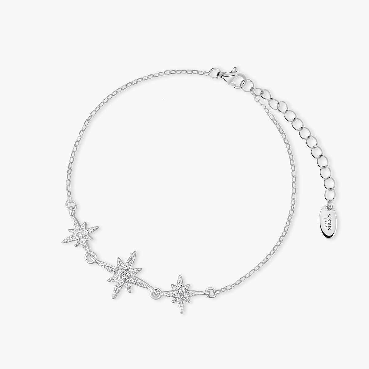 W.KRUK Bransoleta srebrna