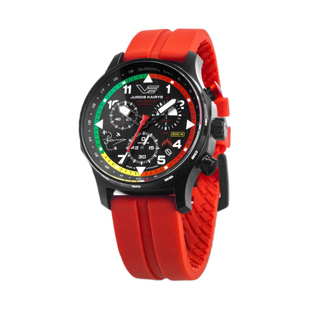 W.KRUK ZEGAREK VOSTOK EUROPE EXPEDITION JURGIS KAIRYS UNLIMITED AEROBATICS EDITION