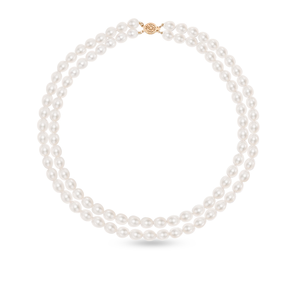W.KRUK Naszyjnik złoty perły