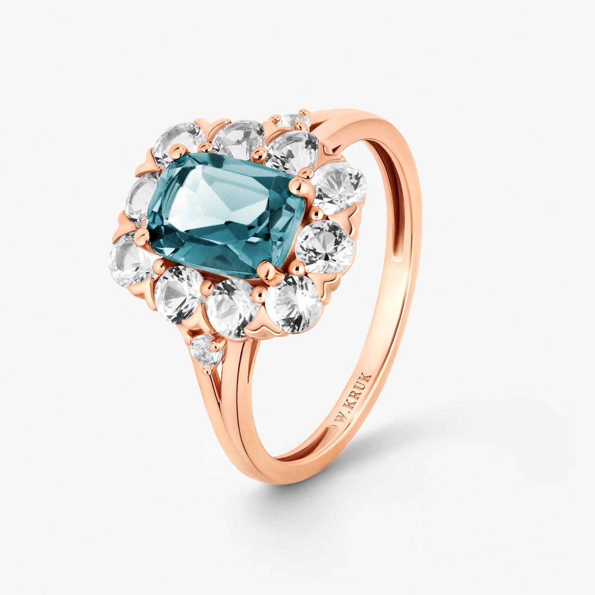 W.KRUK Pierścionek złoty Szekspirowska