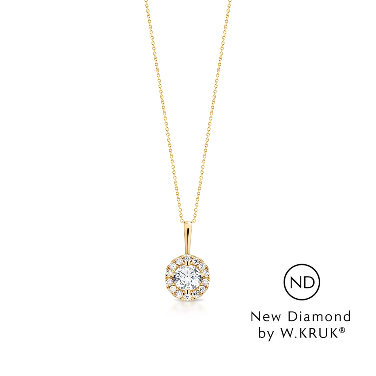 W.KRUK Wisiorek złoty Doskonały