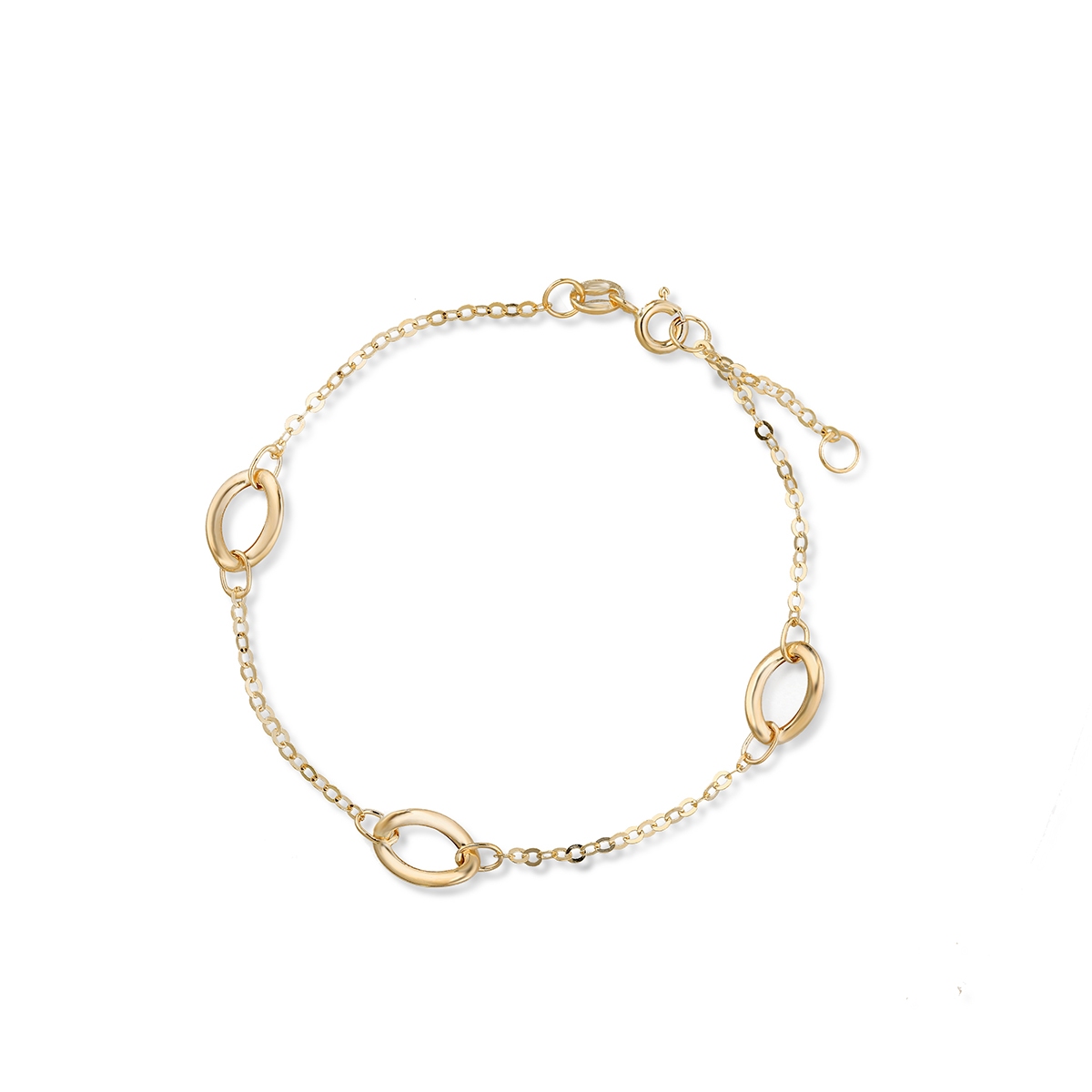 W.KRUK Bransoletka złota geometryczna