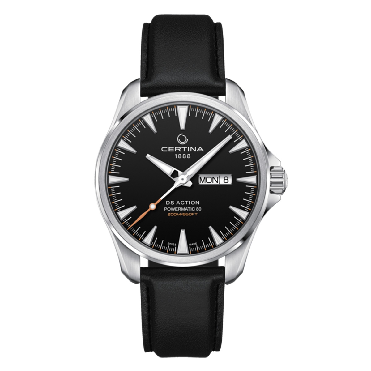 W.KRUK ZEGAREK CERTINA DS Action Day Date Powermatic 80