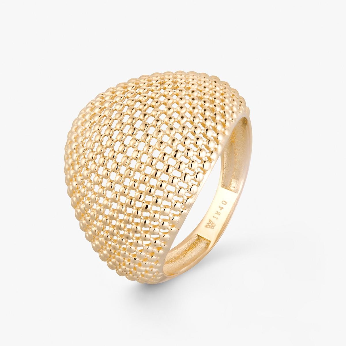 W.KRUK Pierścionek złoty ażurowy