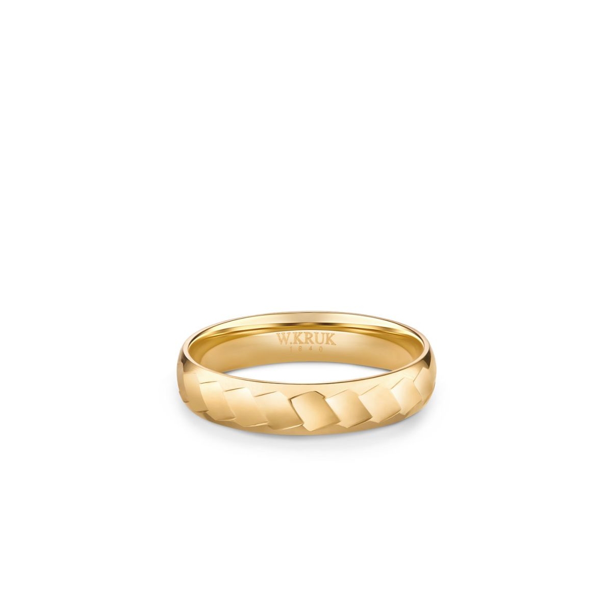 W.KRUK Obrączka złota SHINY