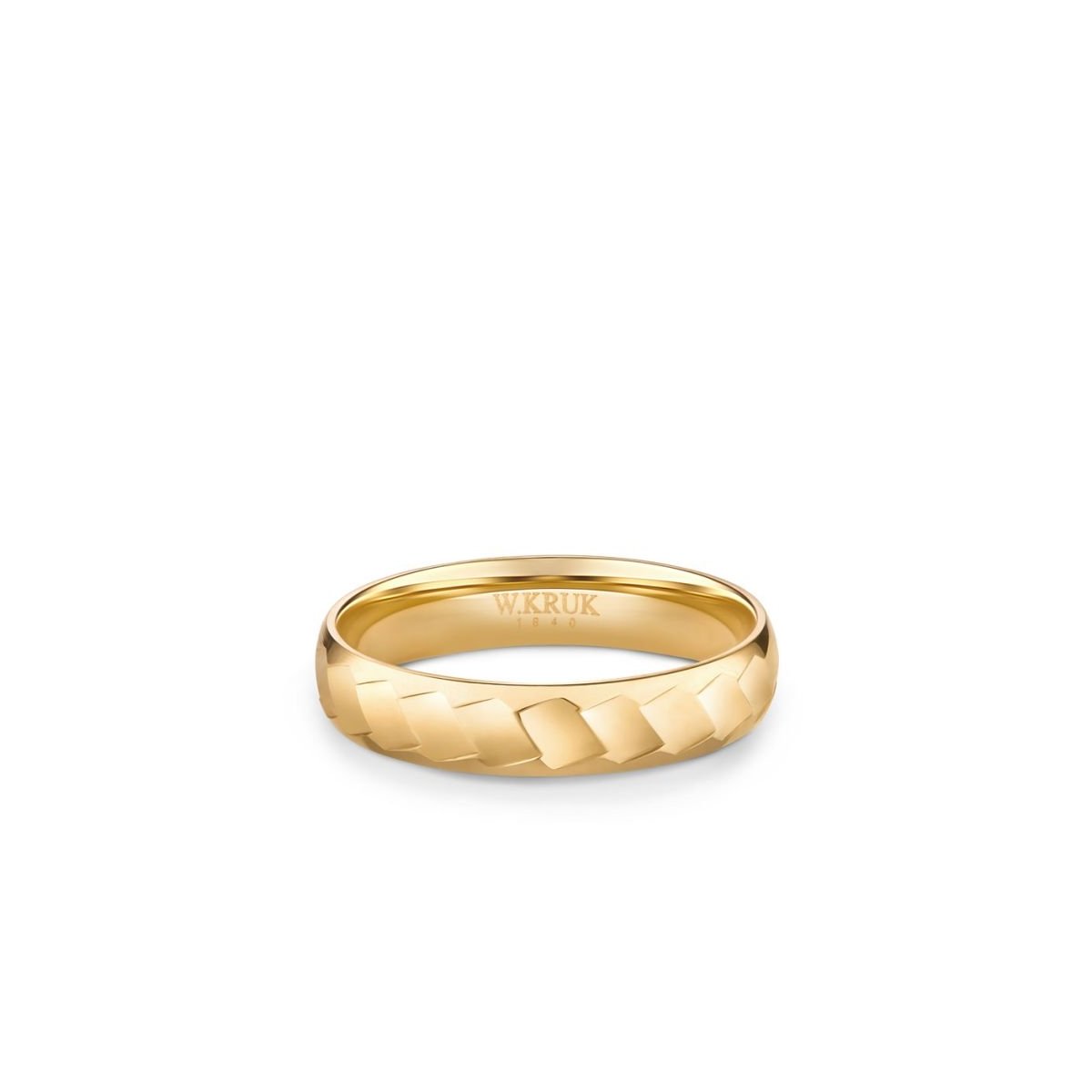 W.KRUK Obrączka złota SHINY