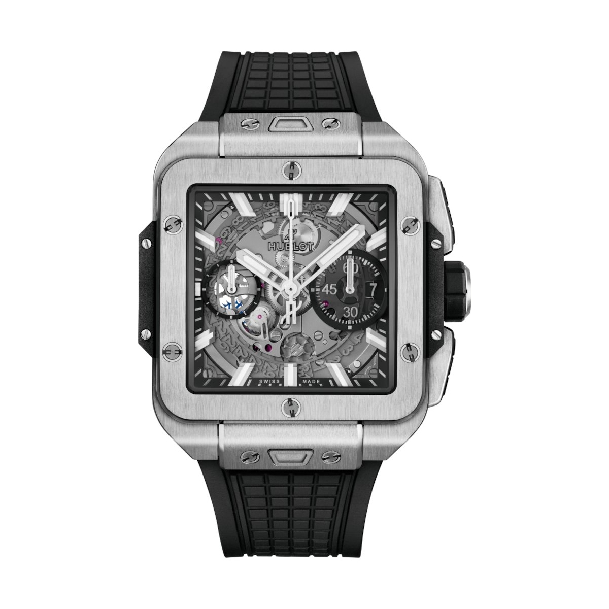 W.KRUK ZEGAREK HUBLOT SQUARE BANG UNICO TITANIUM