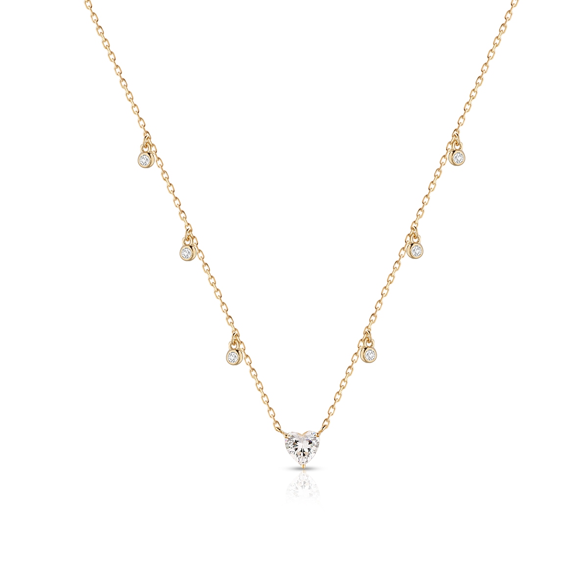 W.KRUK Naszyjnik srebrny pozłacany