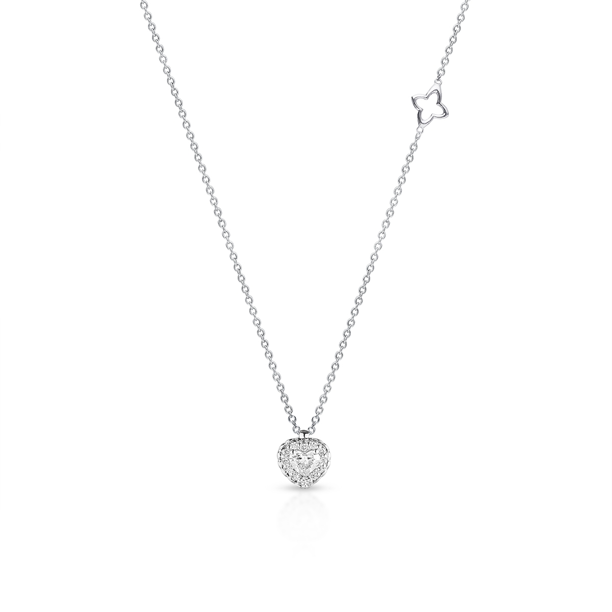 W.KRUK Naszyjnik białe złoto Recarlo