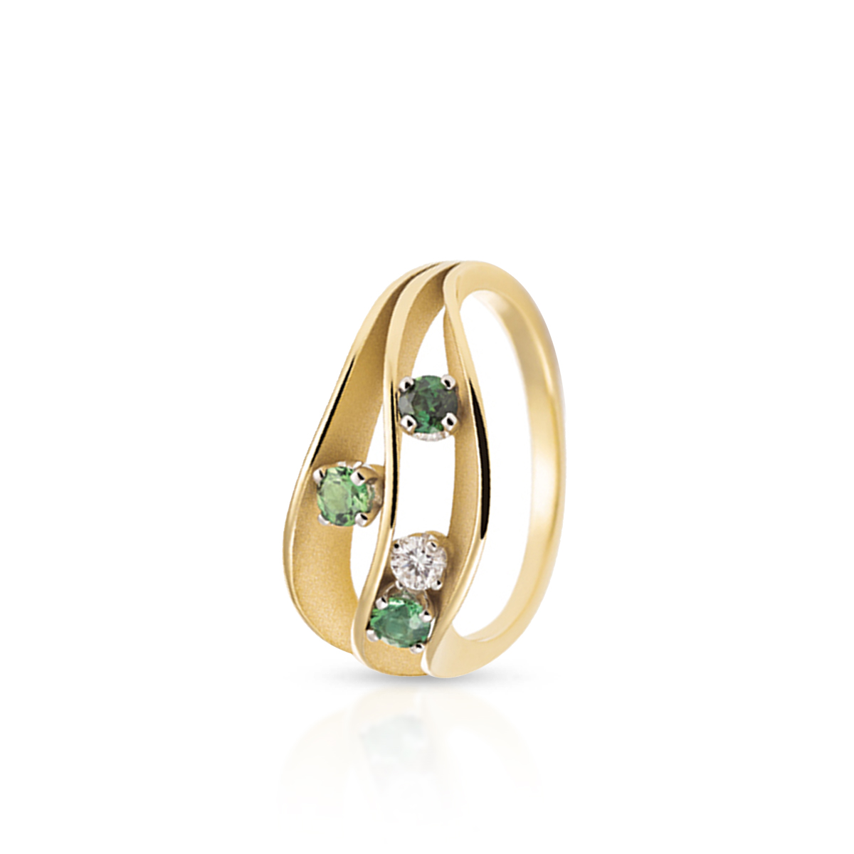 W.KRUK - Pierścionek złoty Anna Maria Cammilli