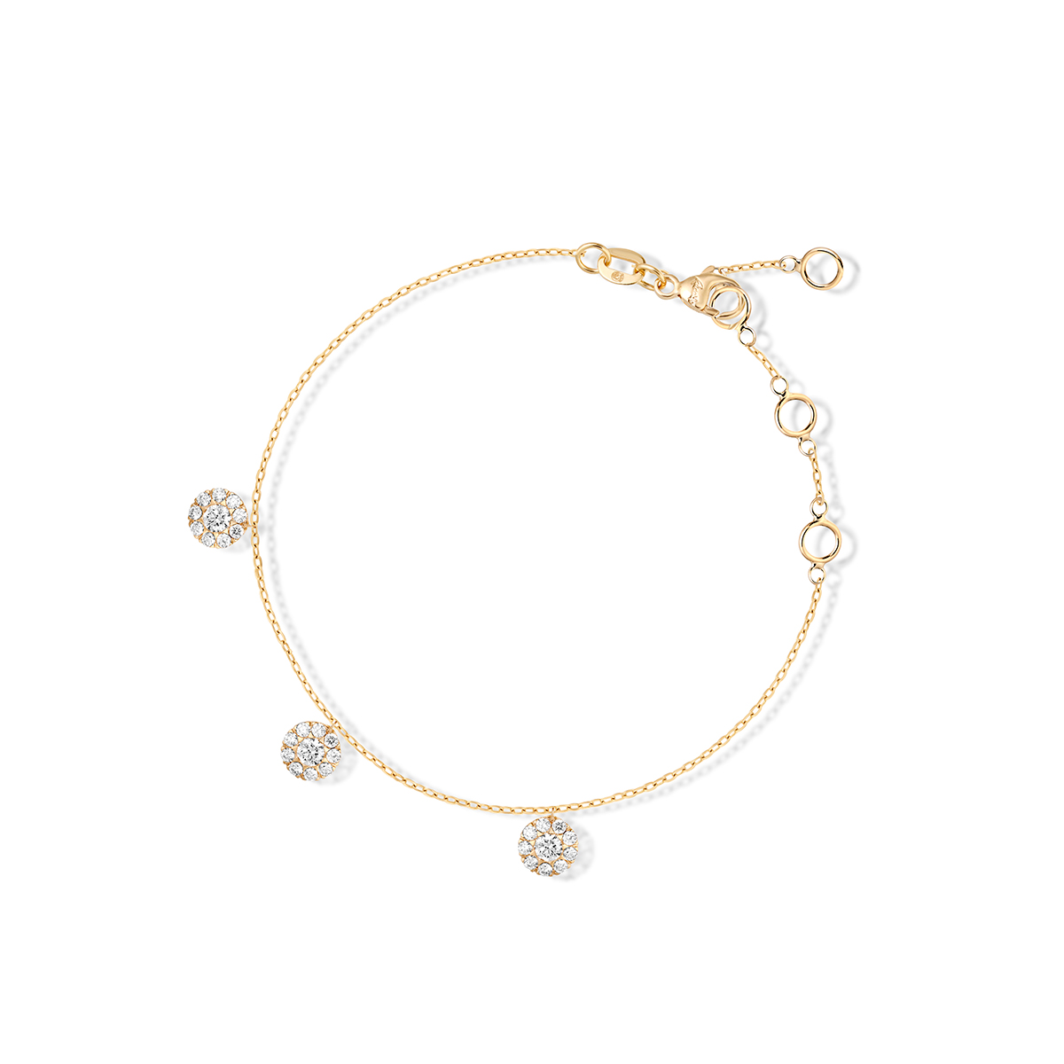 W.KRUK - Bransoletka złota Recarlo