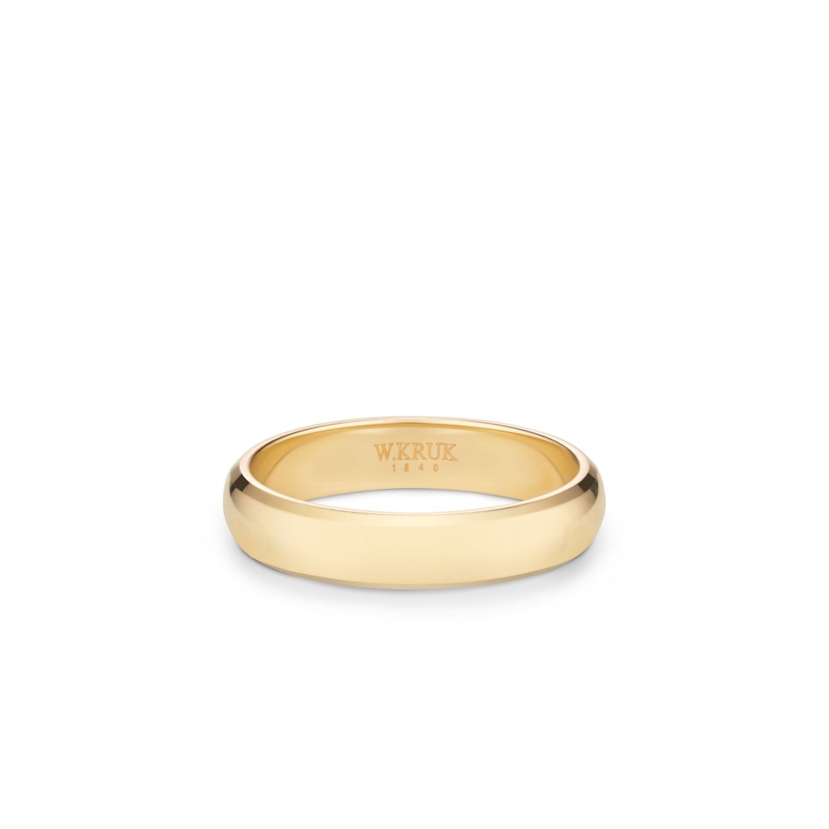 W.KRUK Obrączka złota KOCHAM CIĘ
