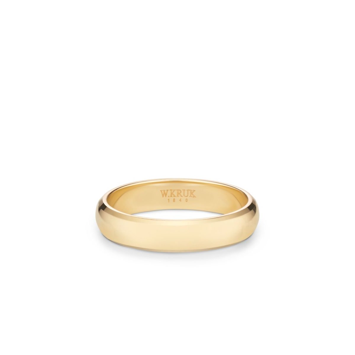 W.KRUK Obrączka złota KOCHAM CIĘ