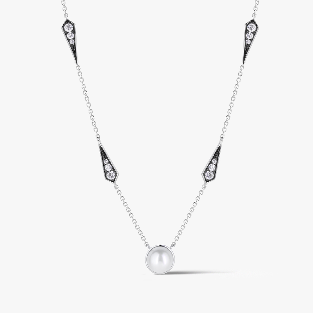 W.KRUK Naszyjnik srebrny Royal Star