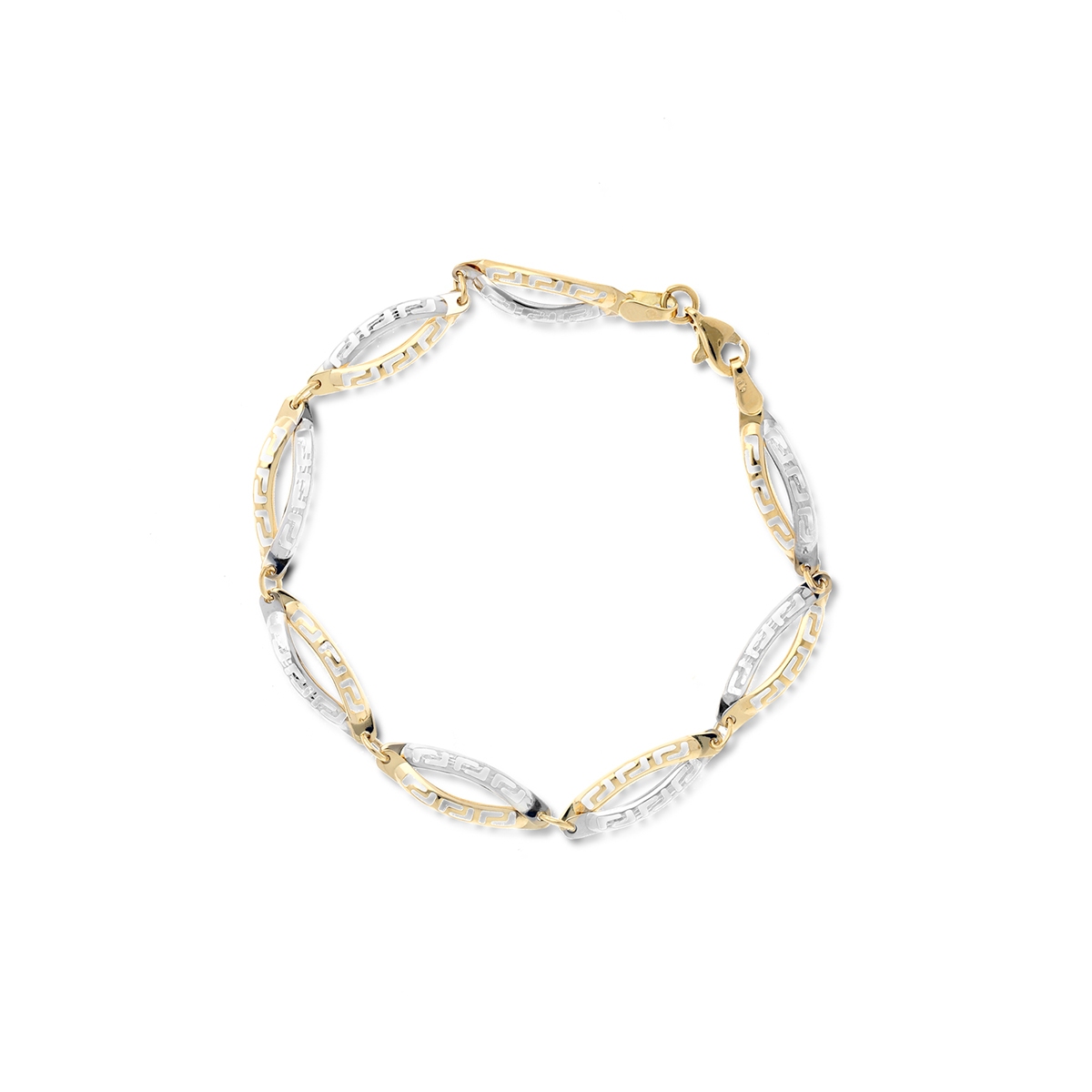 W.KRUK Bransoleta złota bicolor