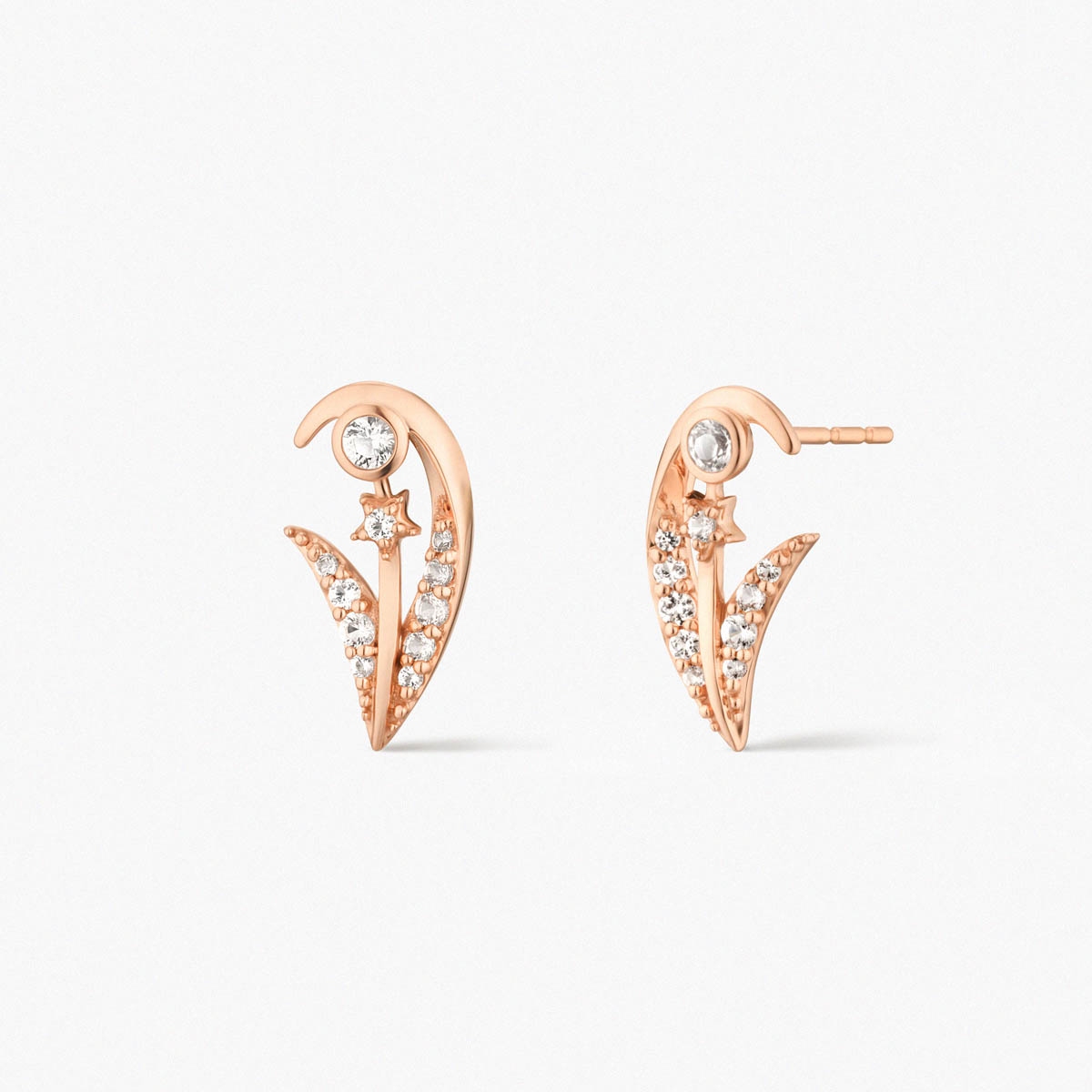 W.KRUK Kolczyki złote Follow