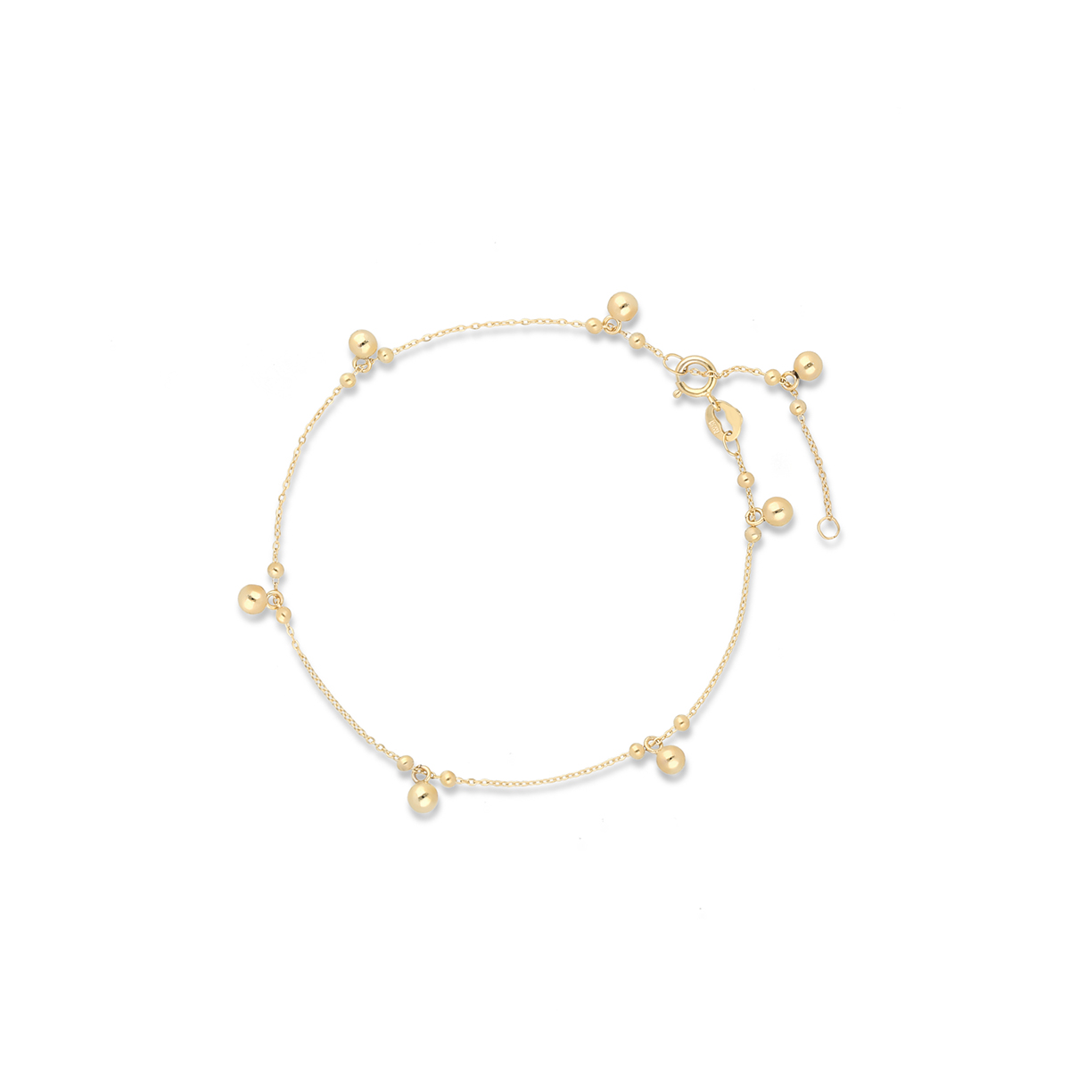 W.KRUK - Bransoletka złota z kulkami