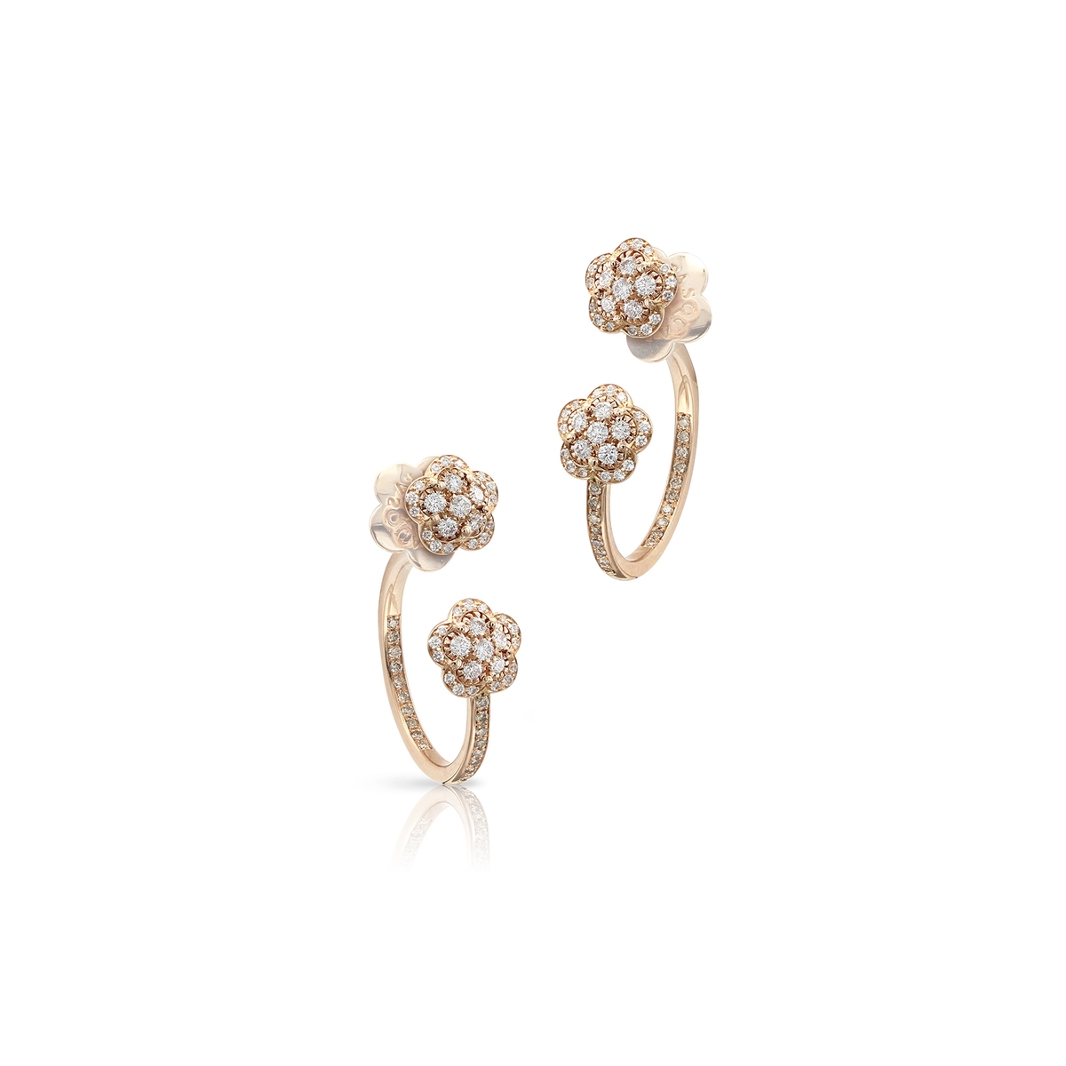 W.KRUK Kolczyki różowe złoto Pasquale Bruni