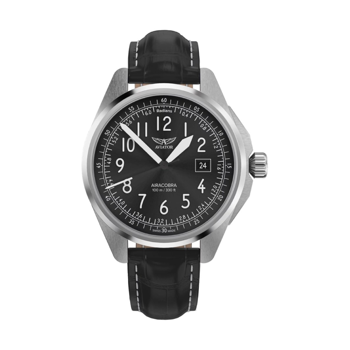 W.KRUK ZEGAREK AVIATOR AIRACOBRA 43 TYPE B