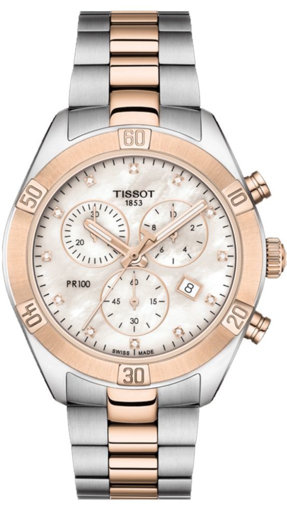 Zegarek Damski TISSOT PR 100 Sport Chic Chronograph T-Classic T101.917.22.116.00
