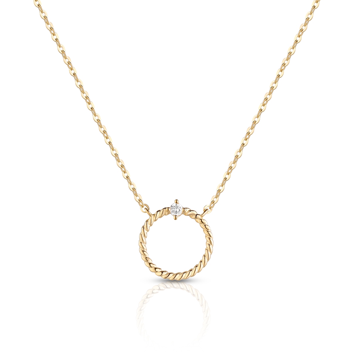 W.KRUK Naszyjnik złoty W.KRUK