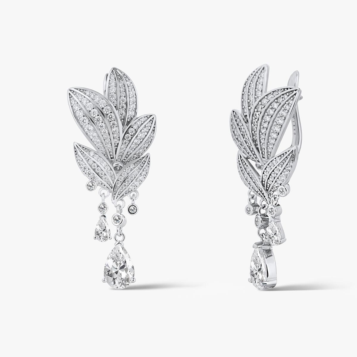 W.KRUK Kolczyki srebrne Ceremonials