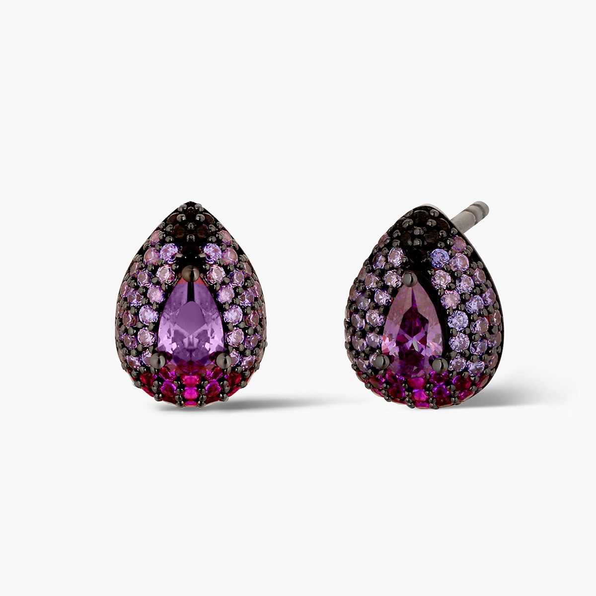 W.KRUK Kolczyki srebrne Meteory