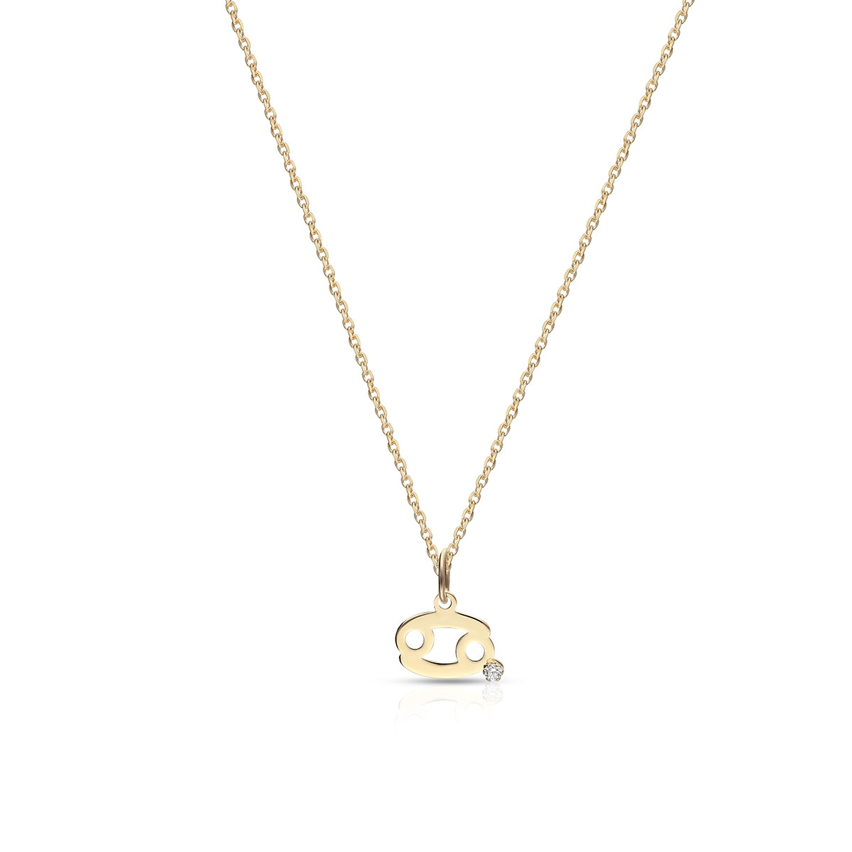 W.KRUK Wisiorek złoty Zodiak Rak