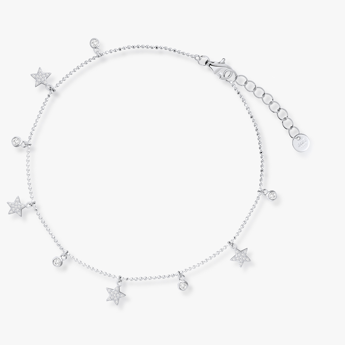 W.KRUK Bransoleta srebrna na nogę