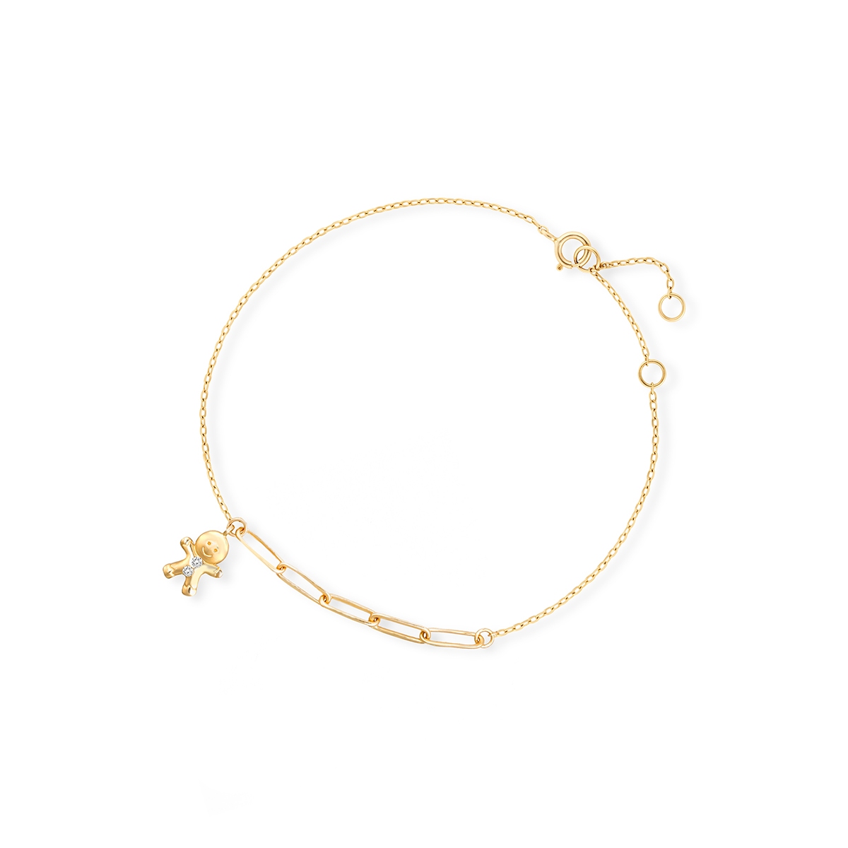 W.KRUK Bransoleta złota z pierniczkiem Holy