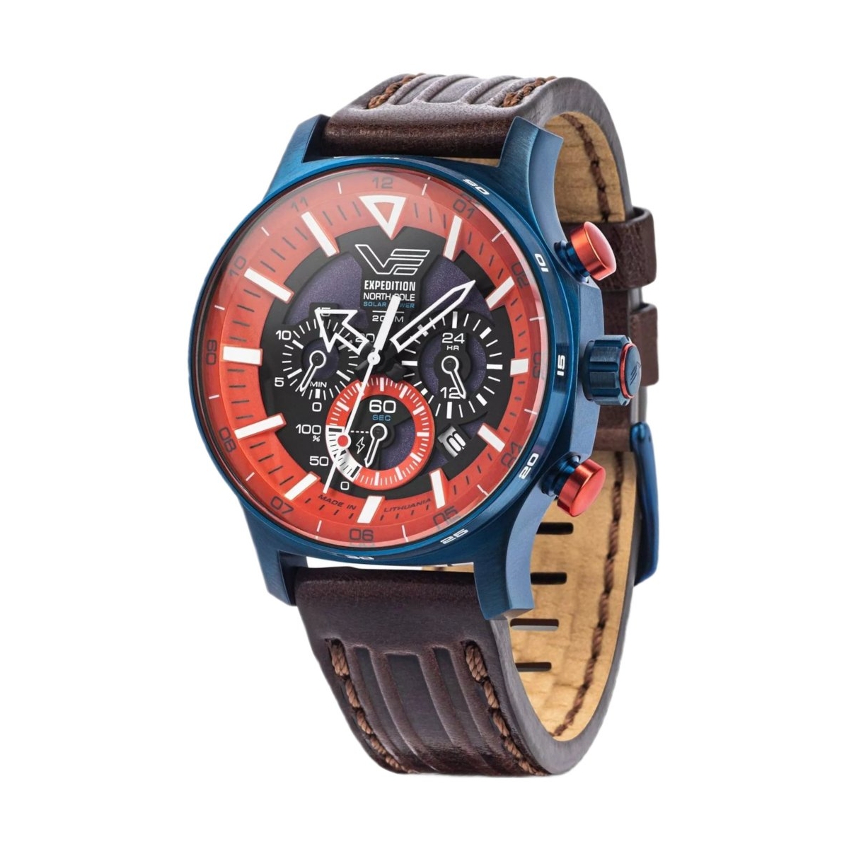 W.KRUK ZEGAREK VOSTOK EUROPE EXPEDITION NORTH POLE 1 POLAR SUNRISE SOLAR