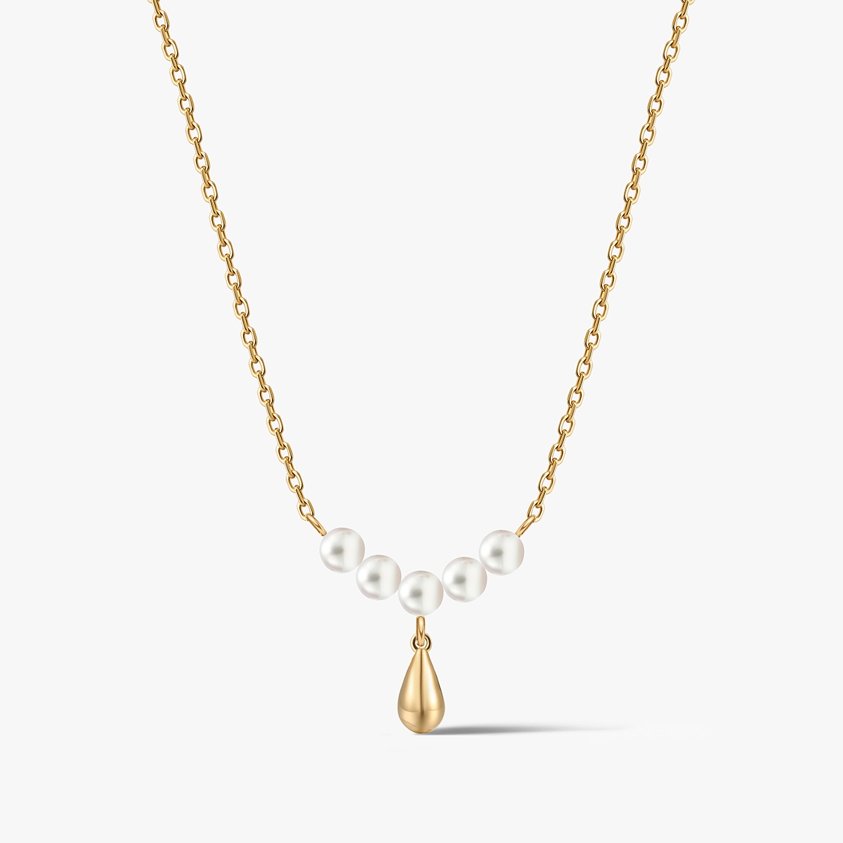 W.KRUK Naszyjnik srebrny z perłami