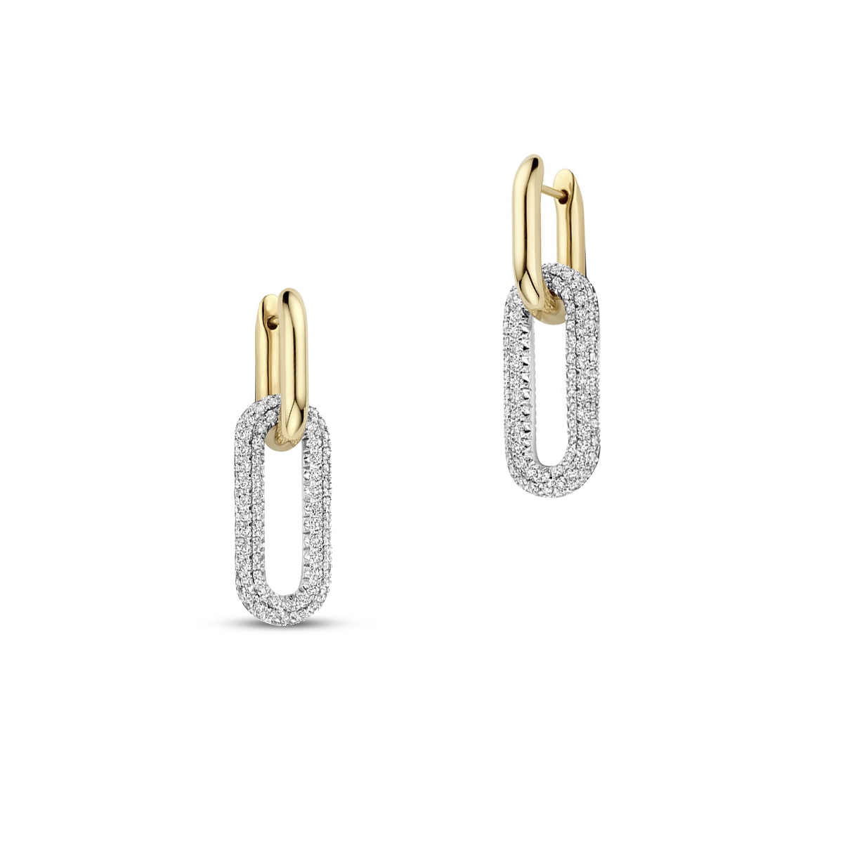 W.KRUK Kolczyki złote Hulchi Belluni