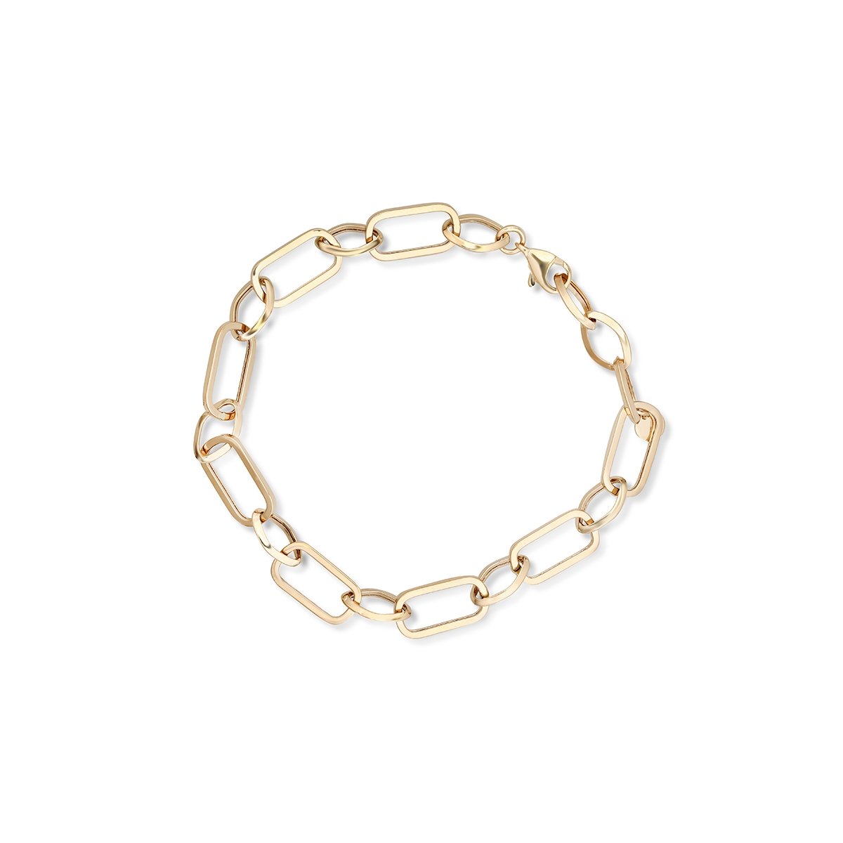 W.KRUK Bransoleta złota geometryczna