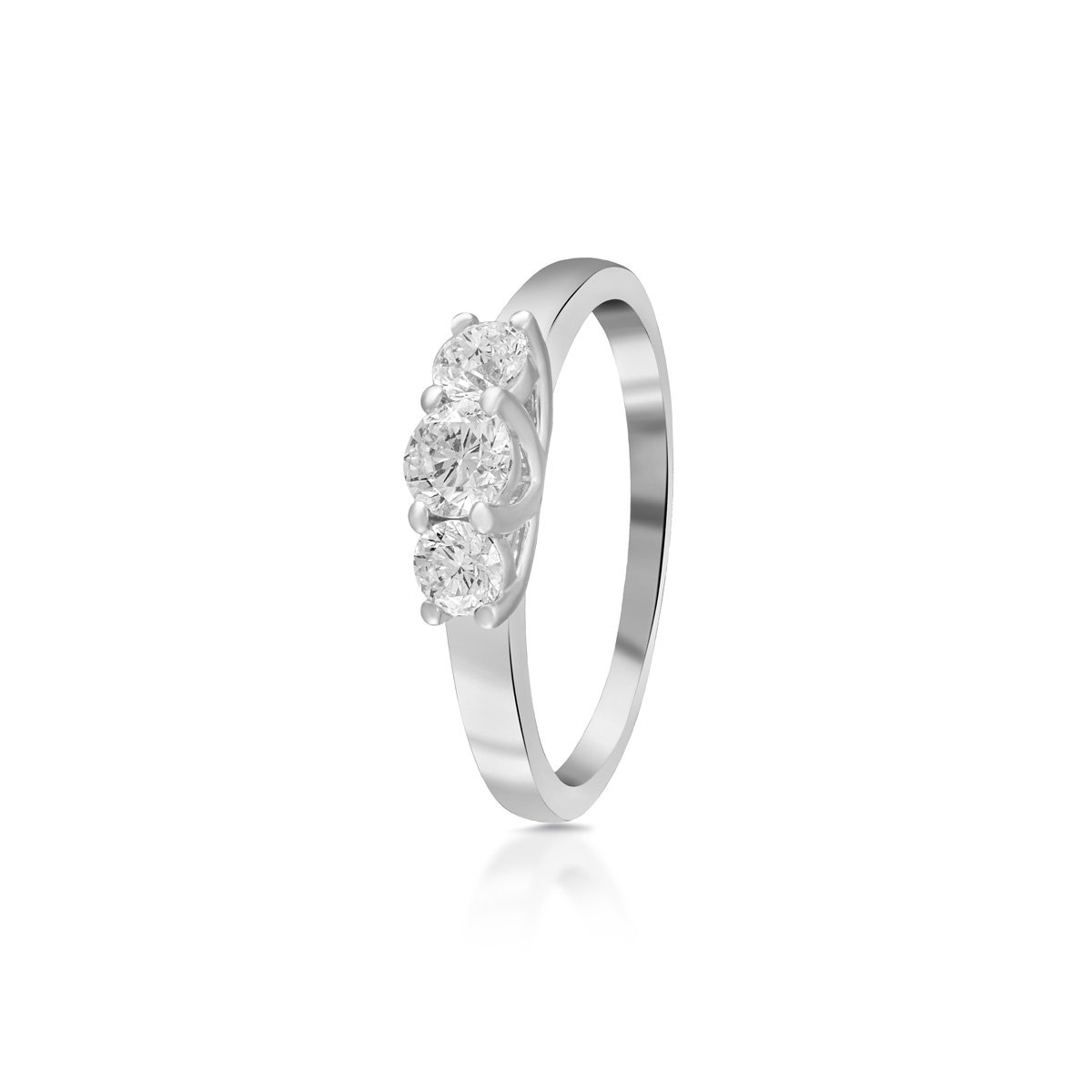 W.KRUK Pierścionek zaręczynowy złoty Wieczny