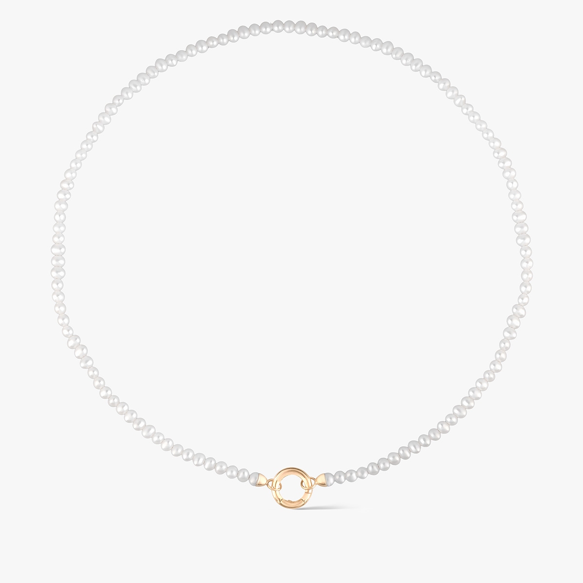 W.KRUK Naszyjnik złoty z perłami