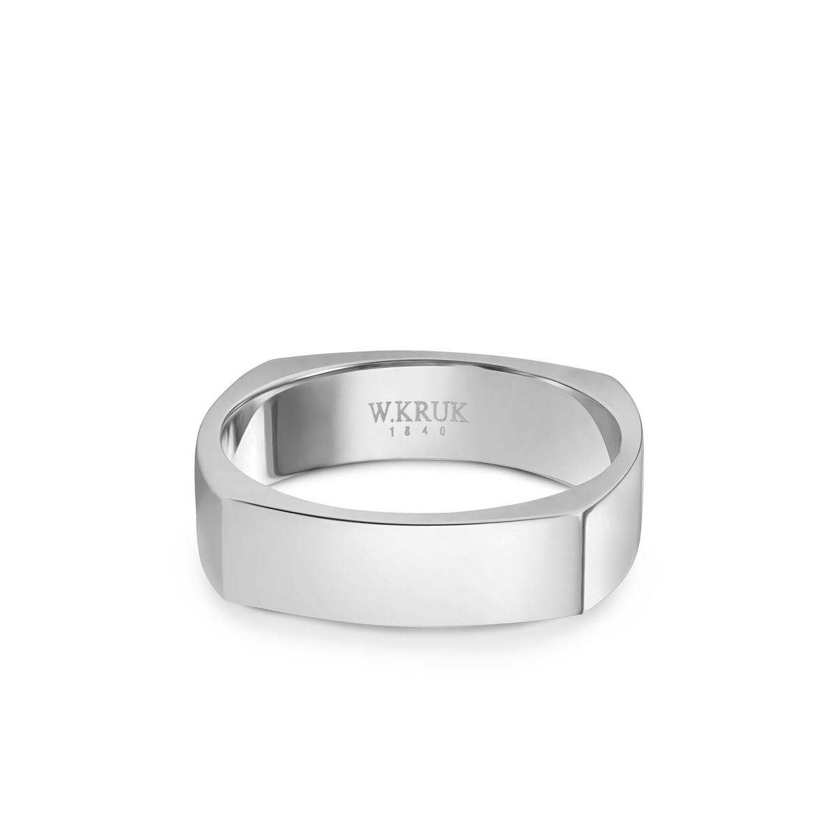 W.KRUK Obrączka złota SQUARELLA