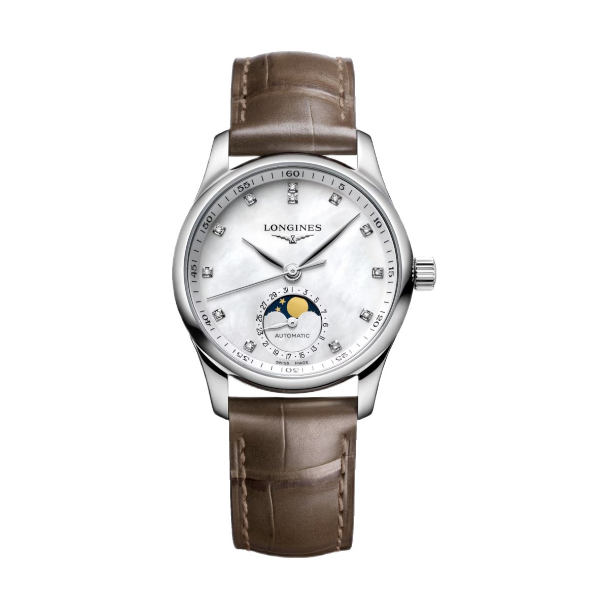 W.KRUK LONGINES MASTER COLLECTION MOONPHASE
