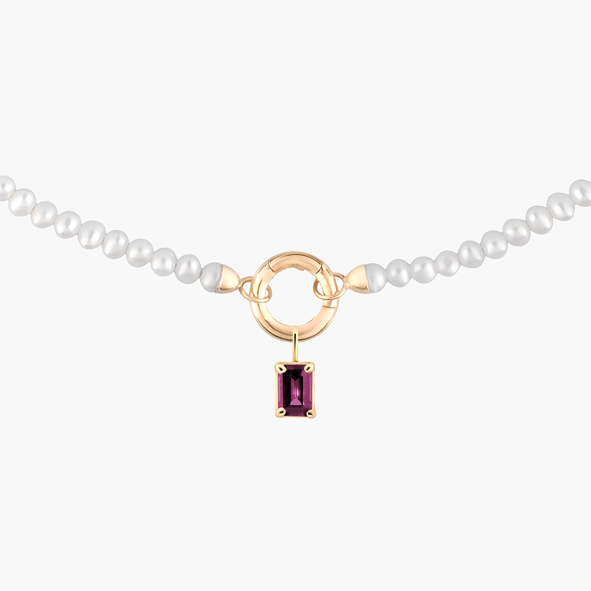 W.KRUK Wisiorek złoty z rodolitem