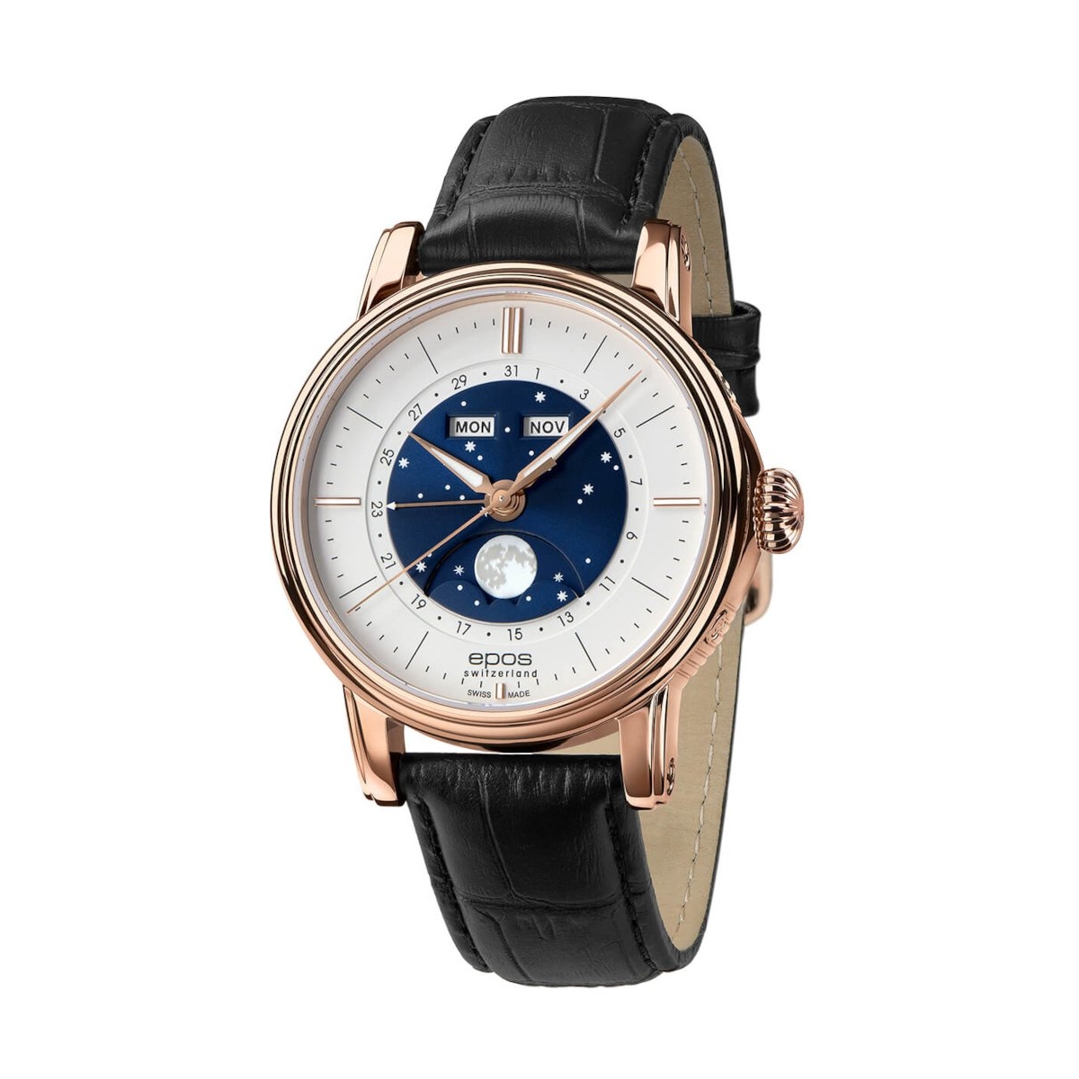 W.KRUK ZEGAREK EPOS ARTISTRY 3439 BM CLASSIC AUTOMATIC MOONPHASE