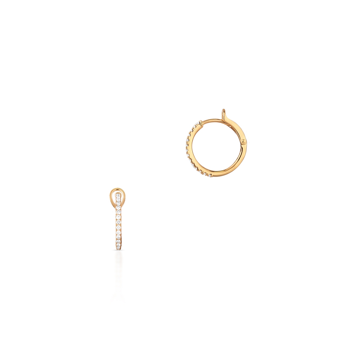 W.KRUK Kolczyki złote Birks