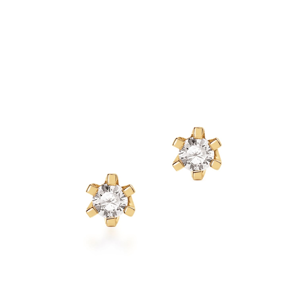 W.KRUK Kolczyki złote Jedyny