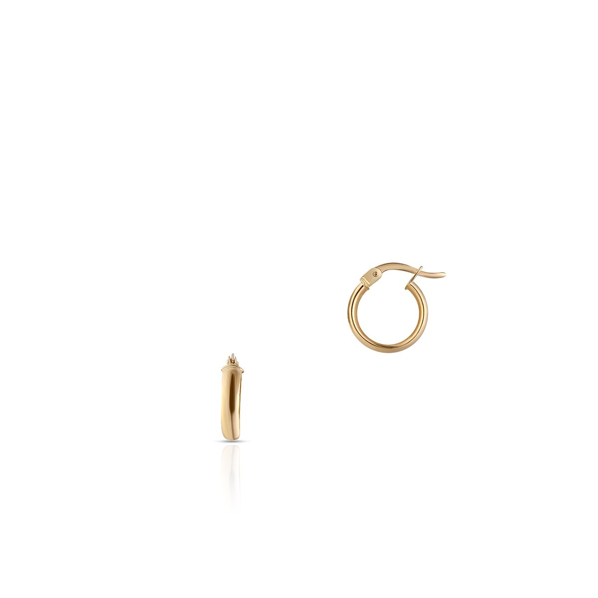 W.KRUK Kolczyki złote koła